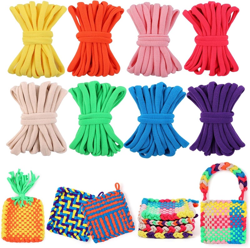 FUNiOi 224 PCS Weaving Loom Loops Refill for Potholder Weaving Craft Kit, DIY Arts and Crafts Loops Supplies for Kids Beginners, for Girls Age 6 7 8-12 13 Years Old - Image 1